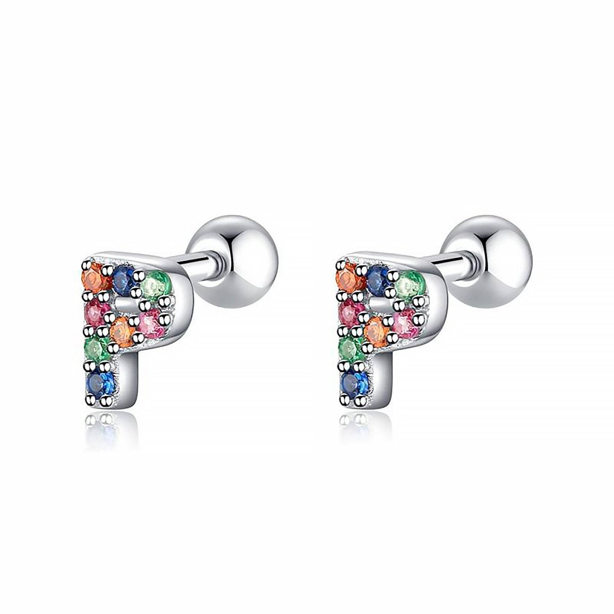 Pendientes Letritas Color