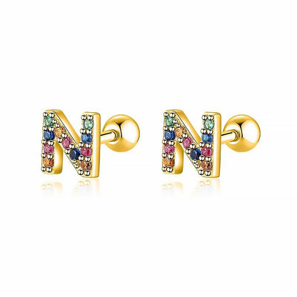 Pendientes Letritas Color