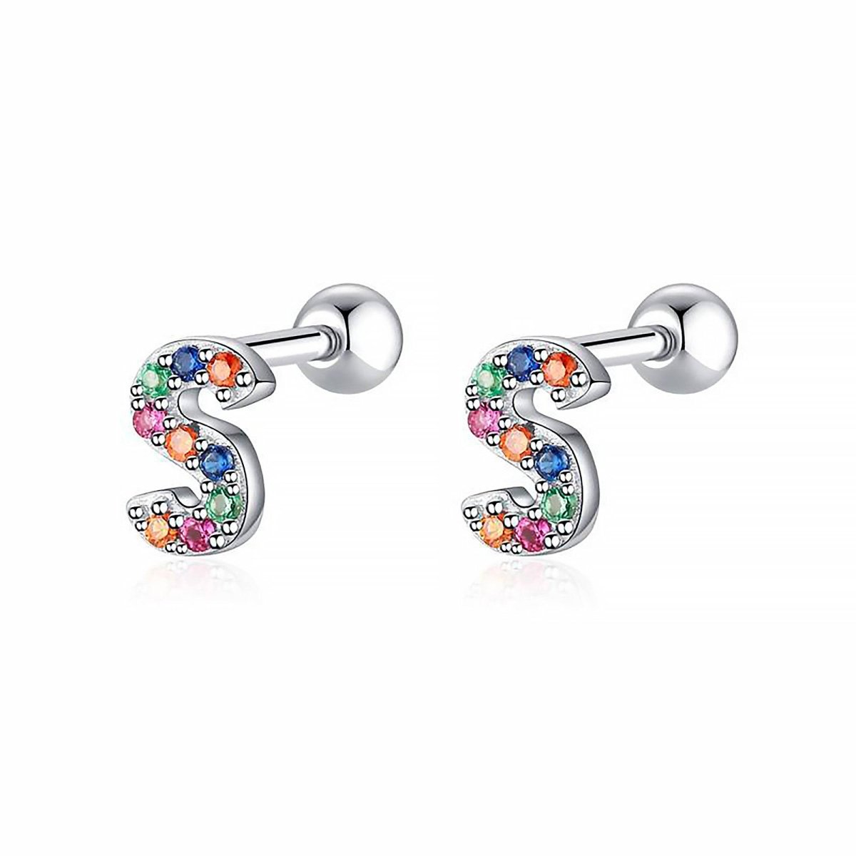 Pendientes Letritas Color