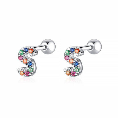 Pendientes Letritas Color