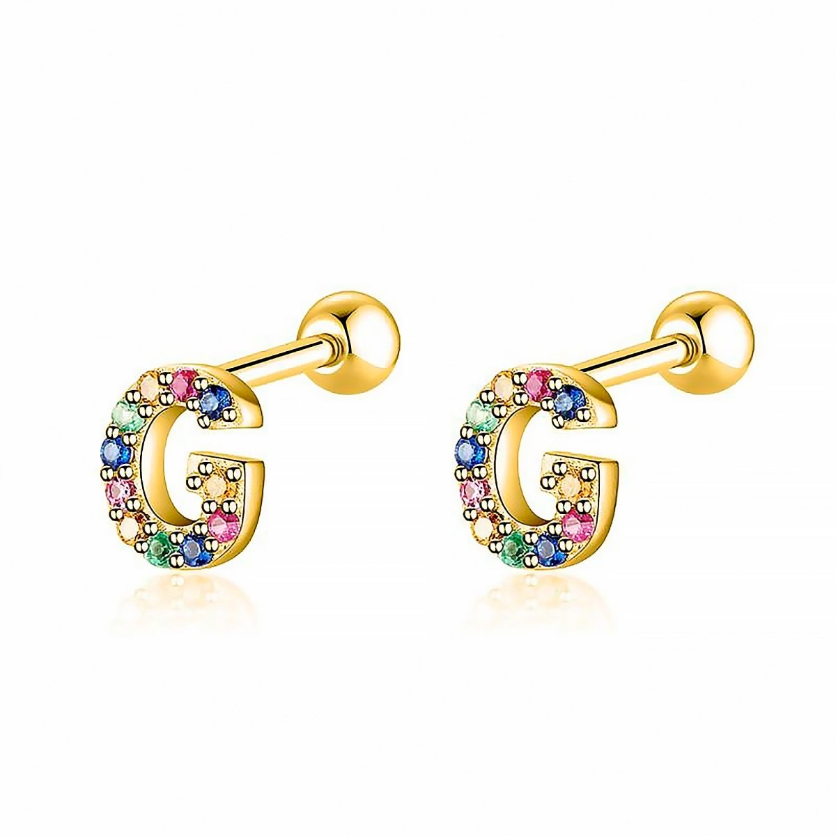 Pendientes Letritas Color