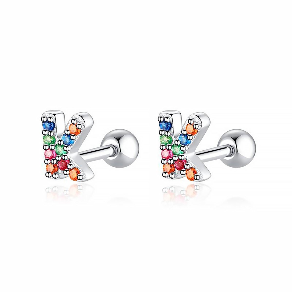 Pendientes Letritas Color