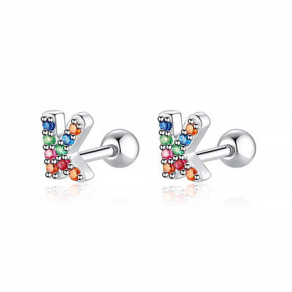 Pendientes Letritas Color