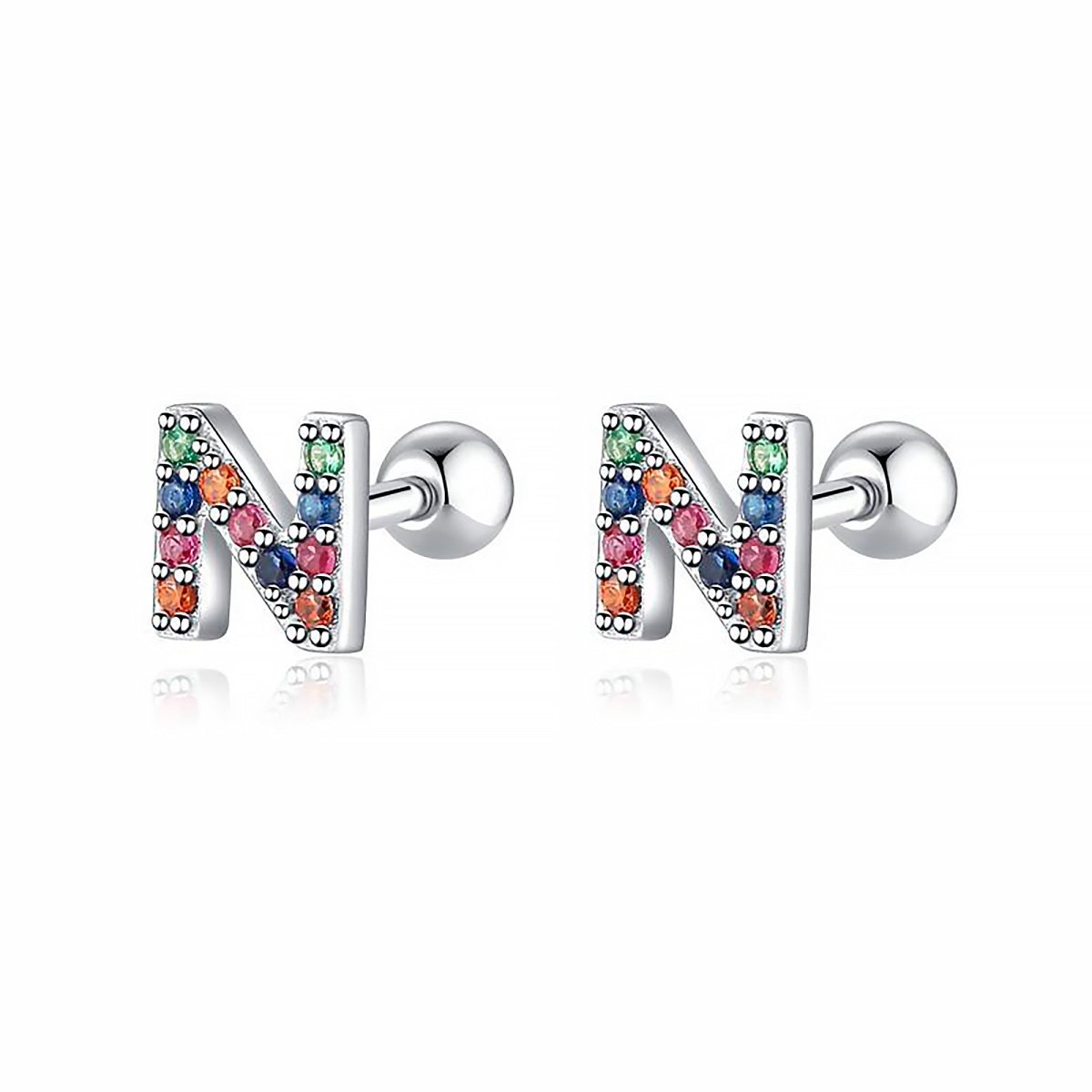 Pendientes Letritas Color