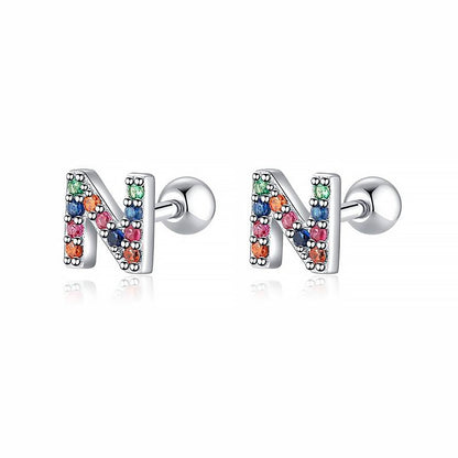 Pendientes Letritas Color
