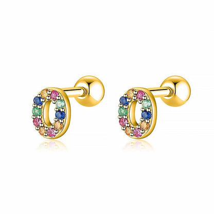 Pendientes Letritas Color