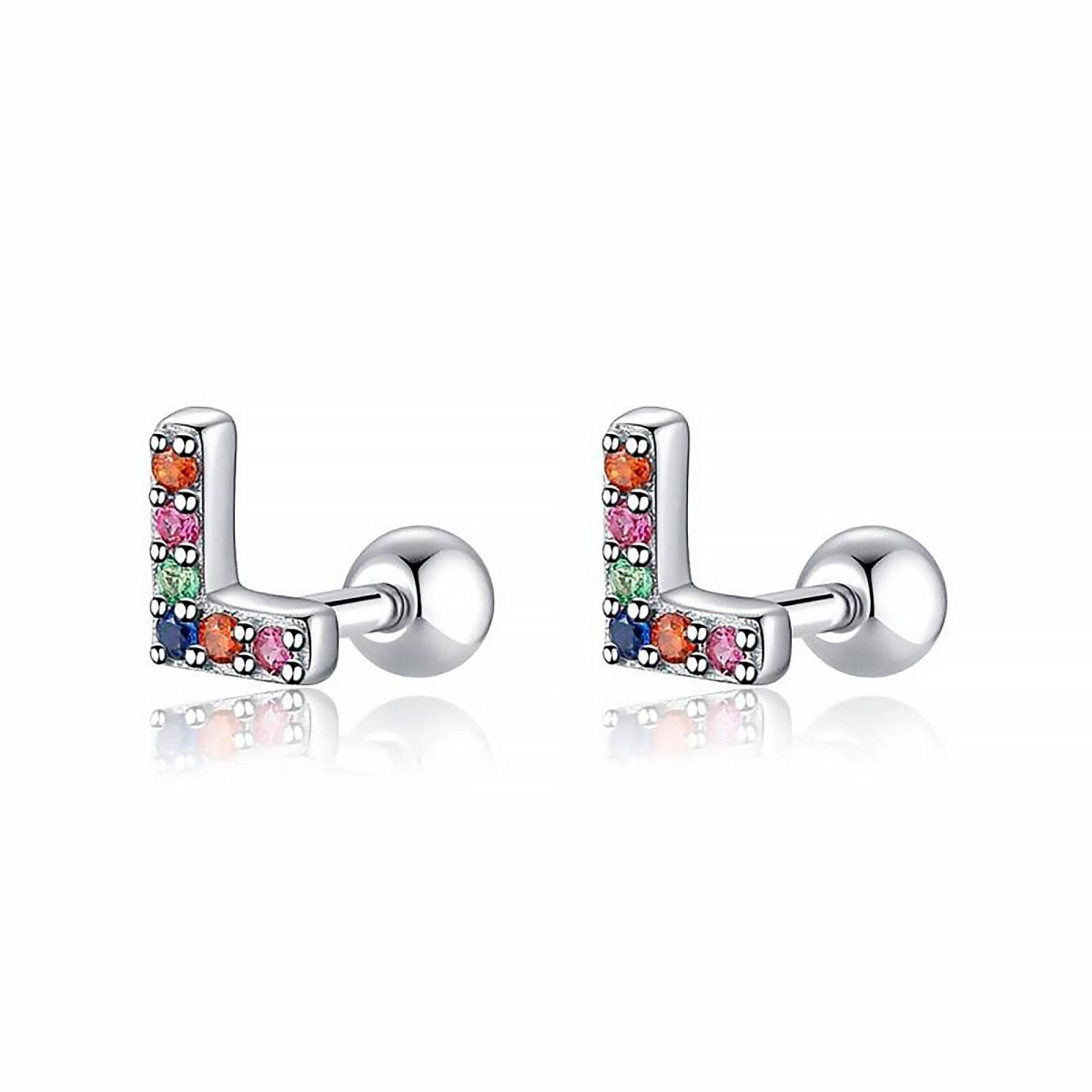 Pendientes Letritas Color