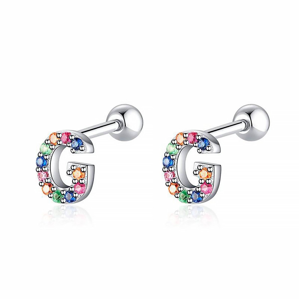 Pendientes Letritas Color