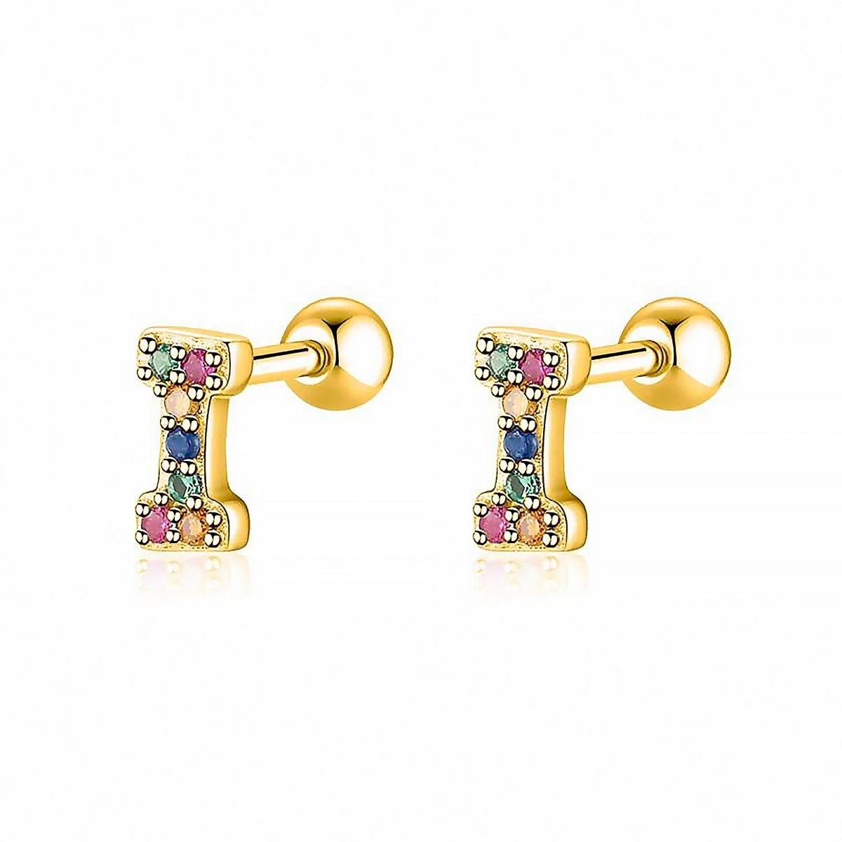 Pendientes Letritas Color