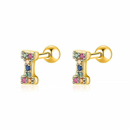 Pendientes Letritas Color
