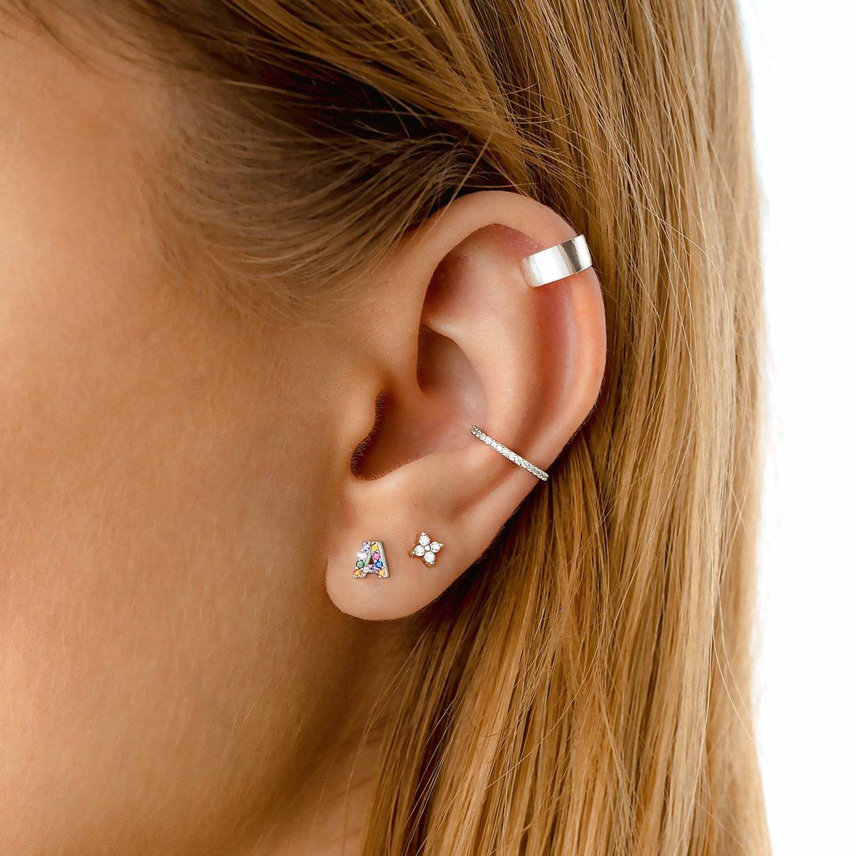 Pendientes Letritas Color