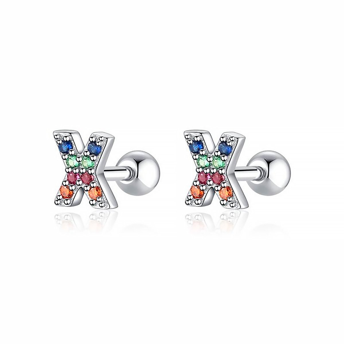 Pendientes Letritas Color