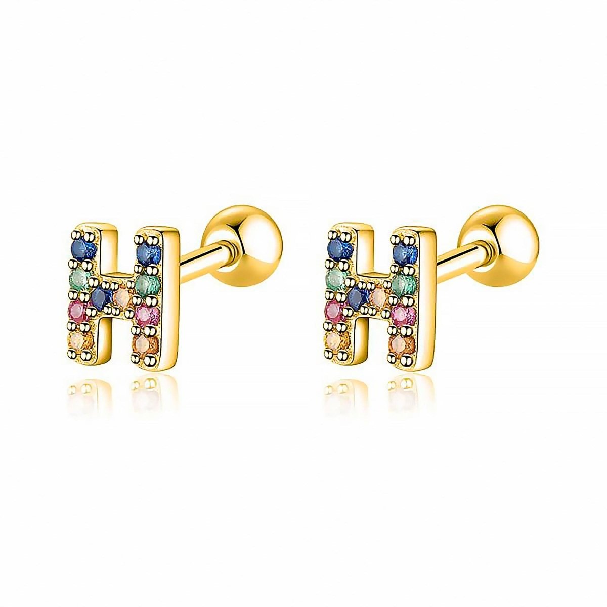 Pendientes Letritas Color