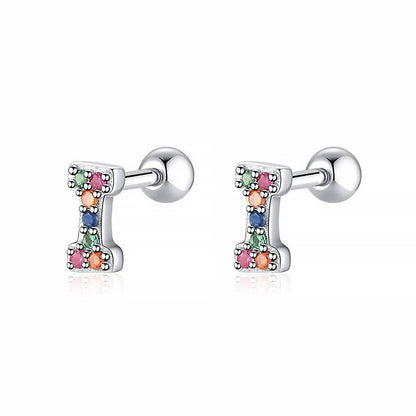 Pendientes Letritas Color