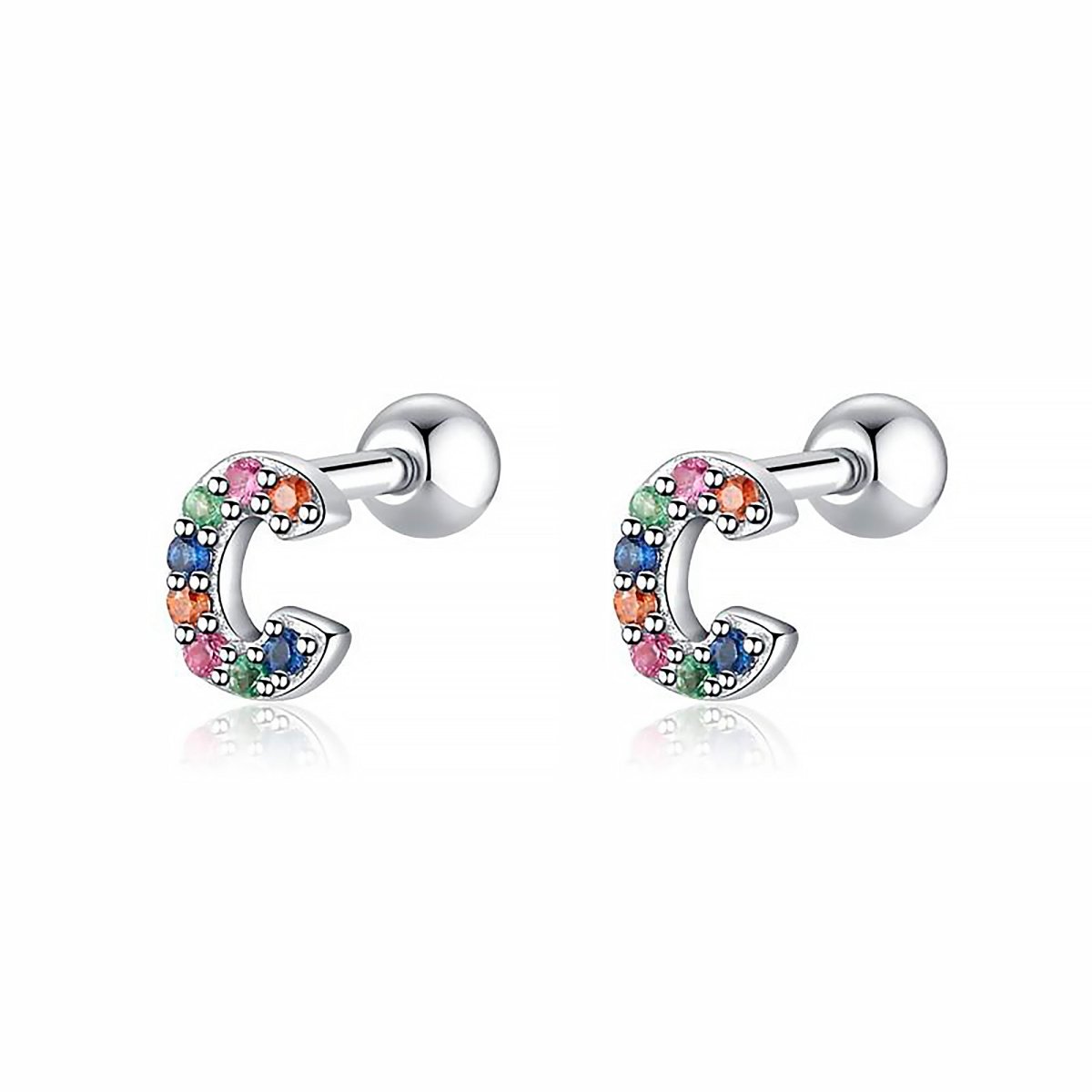 Pendientes Letritas Color