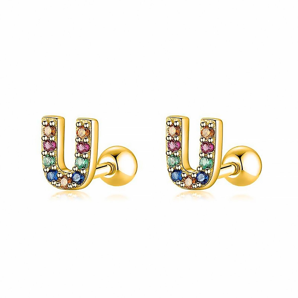 Pendientes Letritas Color
