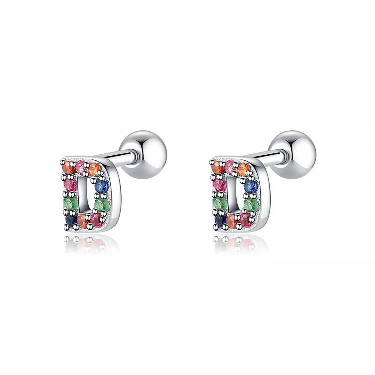 Pendientes Letritas Color