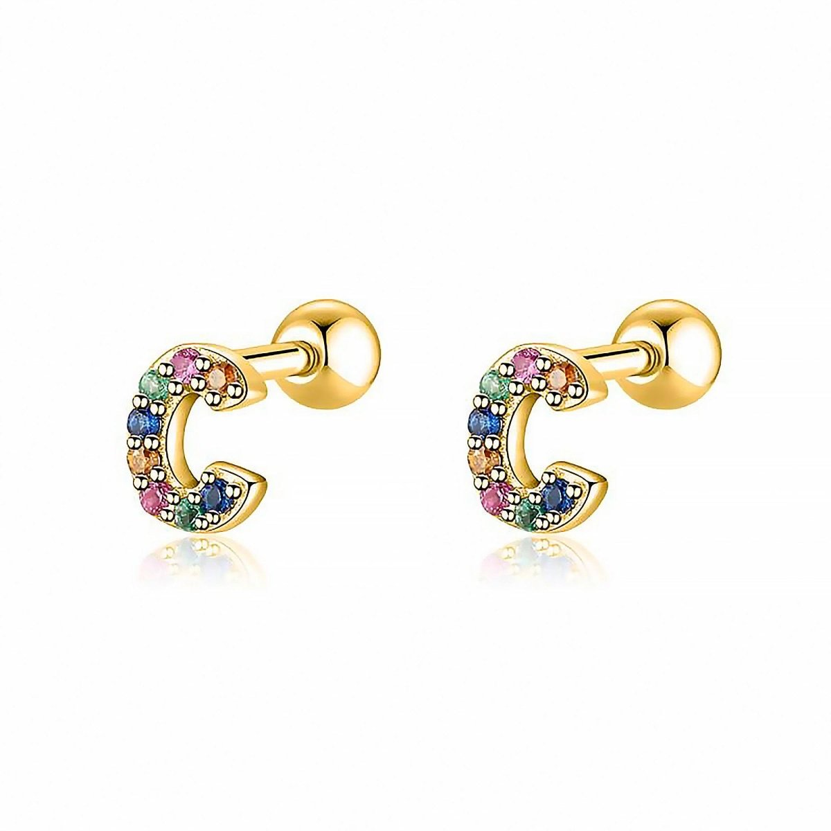 Pendientes Letritas Color
