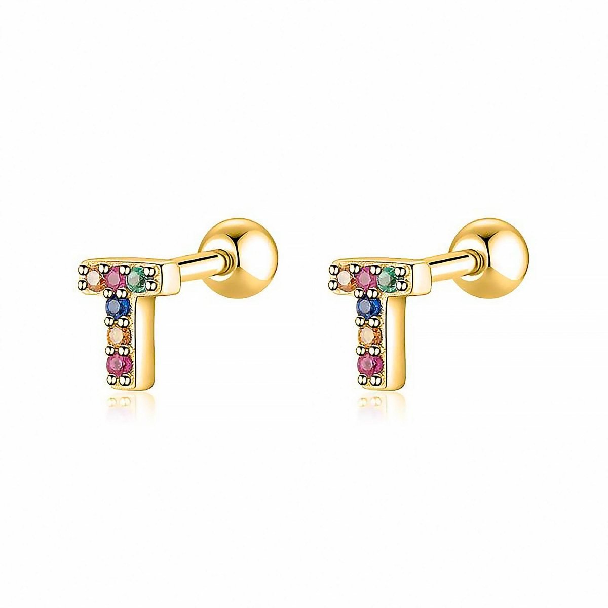 Pendientes Letritas Color