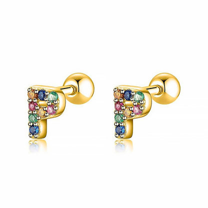 Pendientes Letritas Color