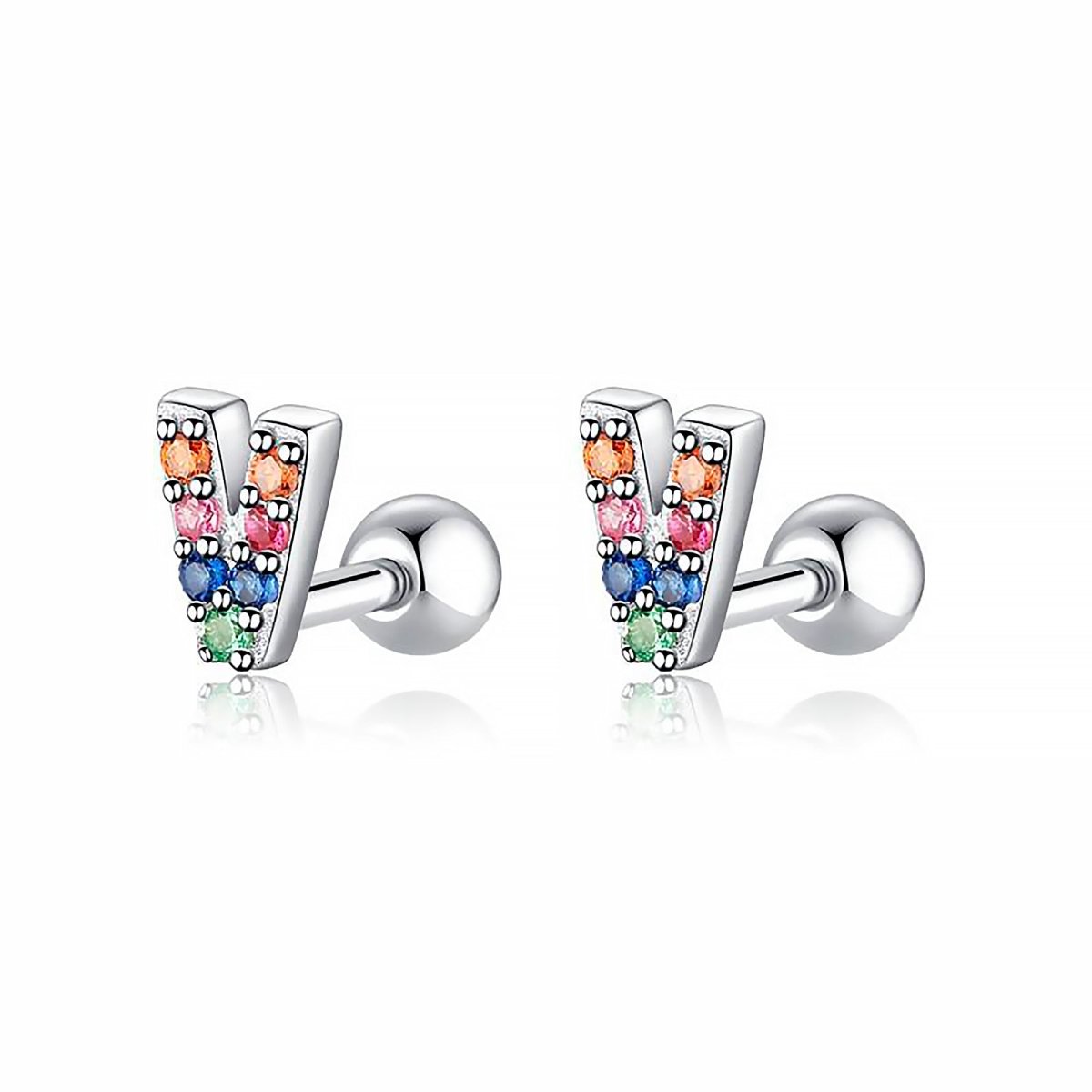 Pendientes Letritas Color