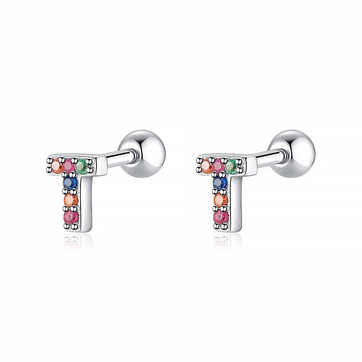 Pendientes Letritas Color