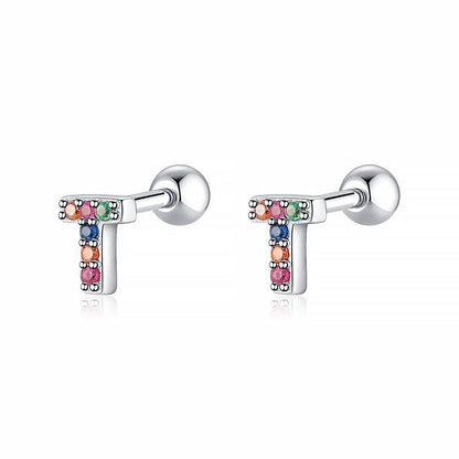 Pendientes Letritas Color