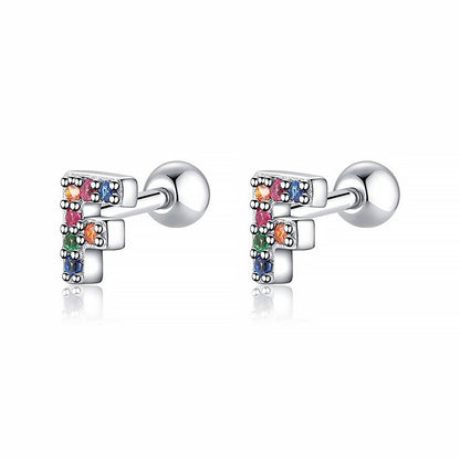 Pendientes Letritas Color