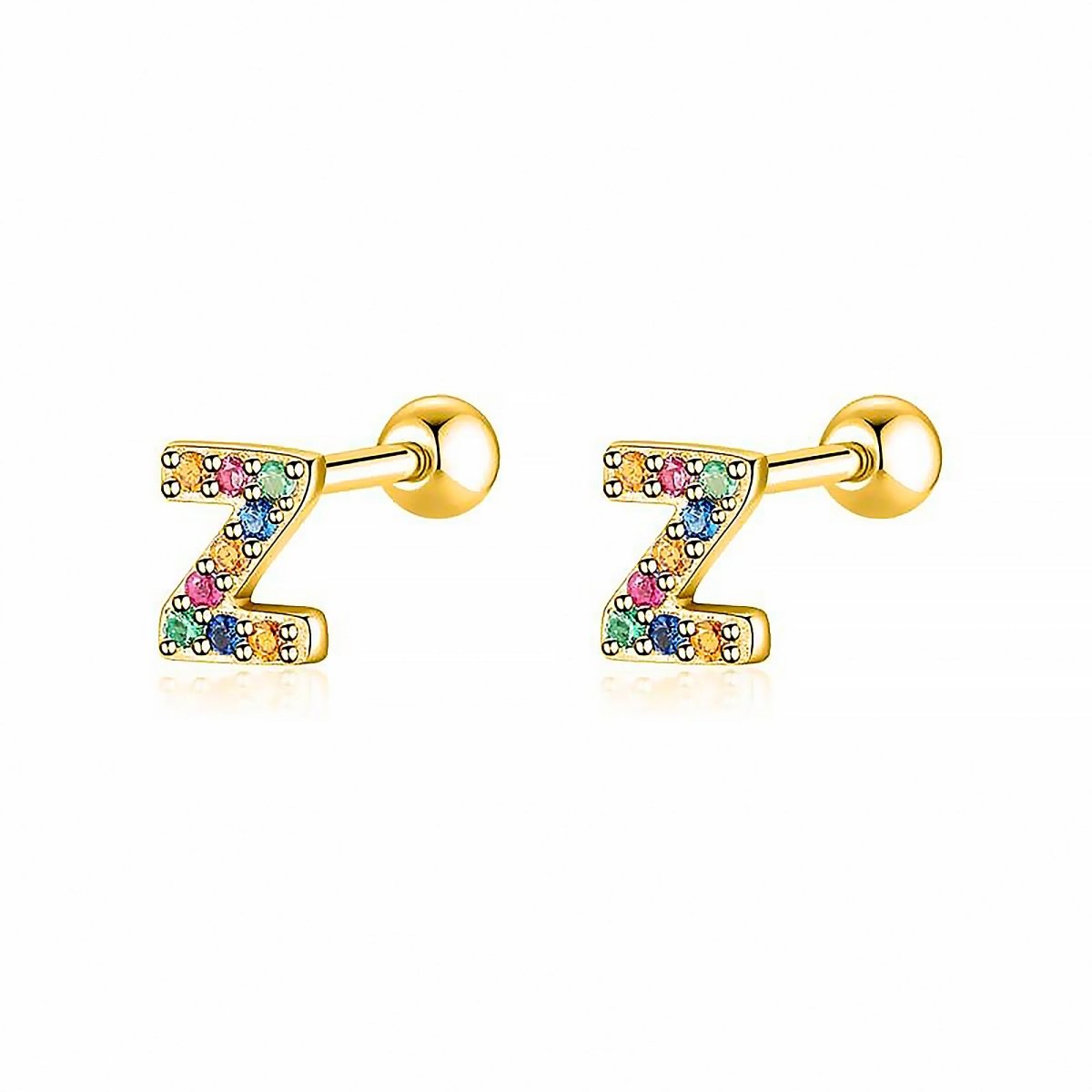 Pendientes Letritas Color