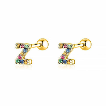 Pendientes Letritas Color