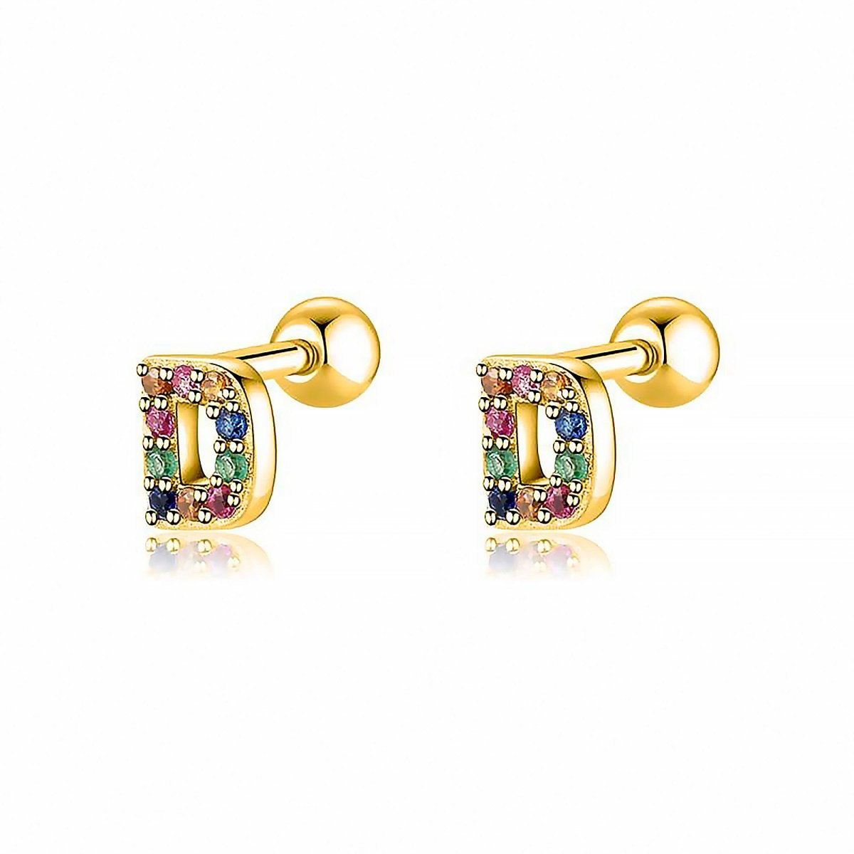 Pendientes Letritas Color