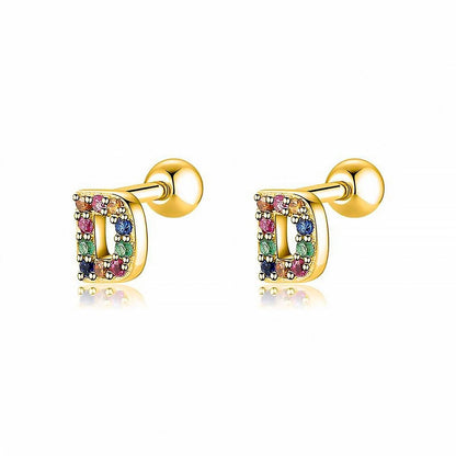Pendientes Letritas Color
