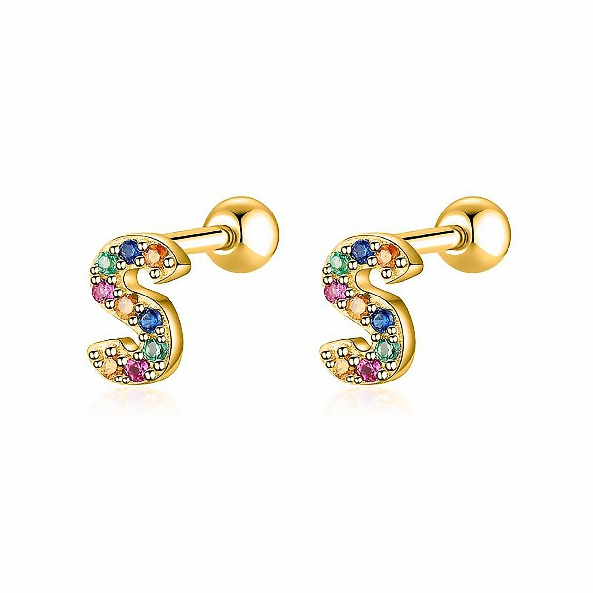 Pendientes Letritas Color