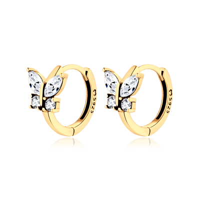 Pendientes Mariposa Cristal