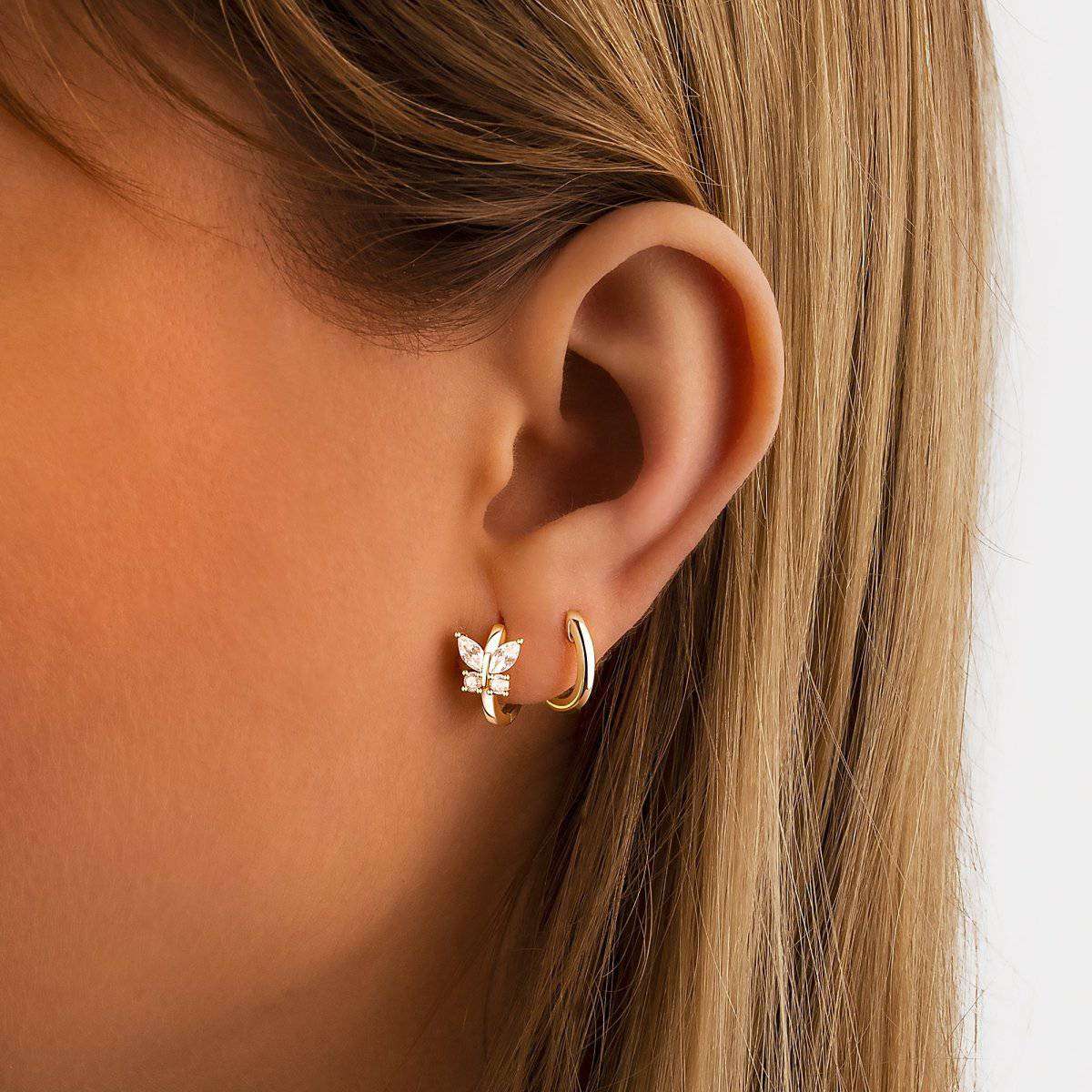 Pendientes Mariposa Cristal