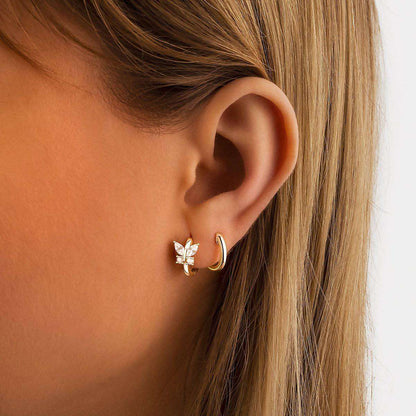 Pendientes Mariposa Cristal