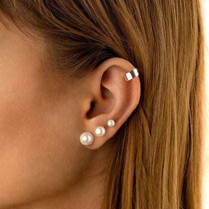 Pendientes Perla Coraza