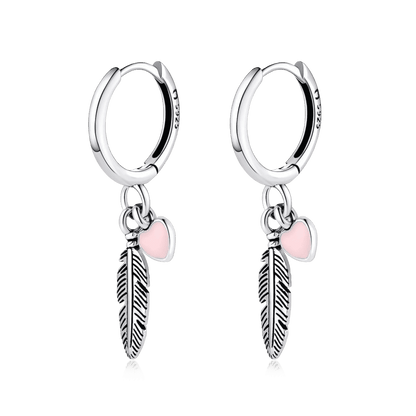 Pendientes Plumas de Amor