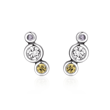Pendientes Tres Brillantes