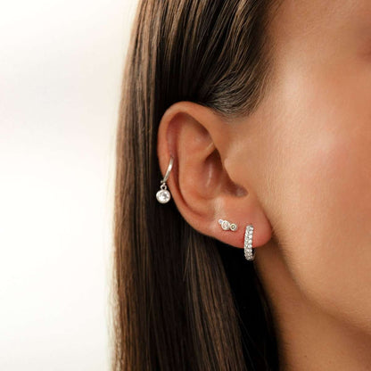 Pendientes Tres Brillantes