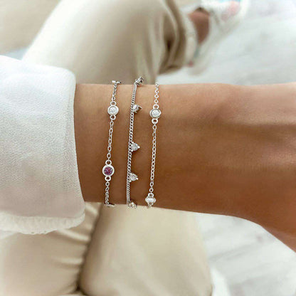 Pulsera Cuatro Brillantes