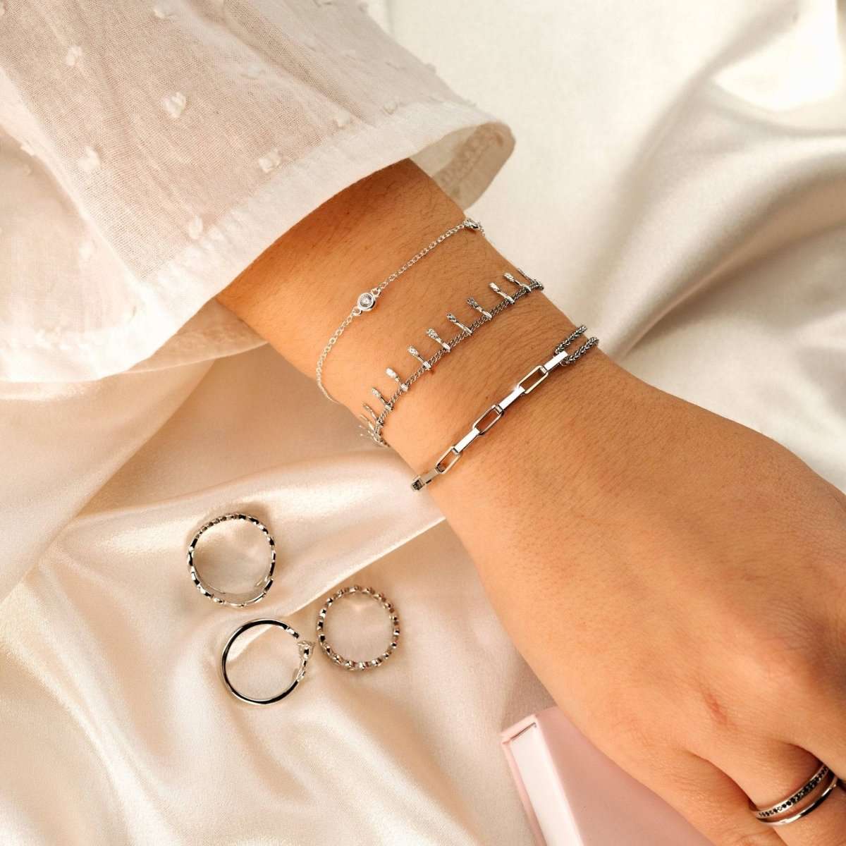 Pulsera Cuatro Brillantes