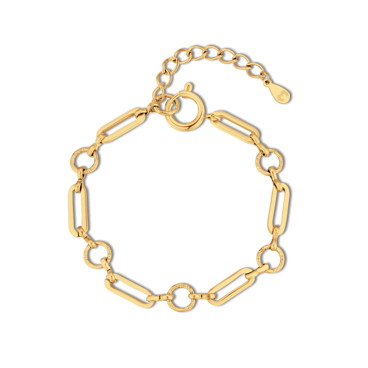 Pulsera Eslabón y Círculo