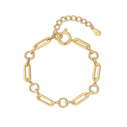 Pulsera Eslabón y Círculo