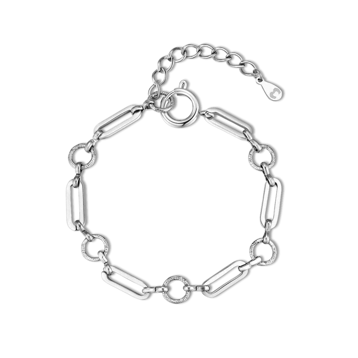 Pulsera Eslabón y Círculo