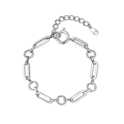 Pulsera Eslabón y Círculo