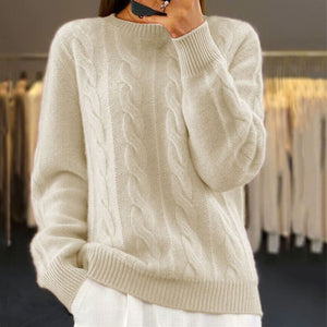 Alvinia™ | Zopfstrick-Pullover