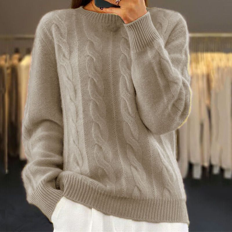 Alvinia™ | Zopfstrick-Pullover