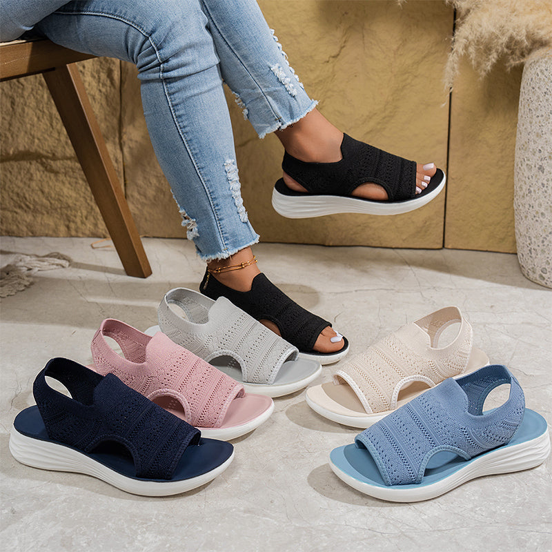 Anna | Sandali con Zeppa Traspiranti da Donna