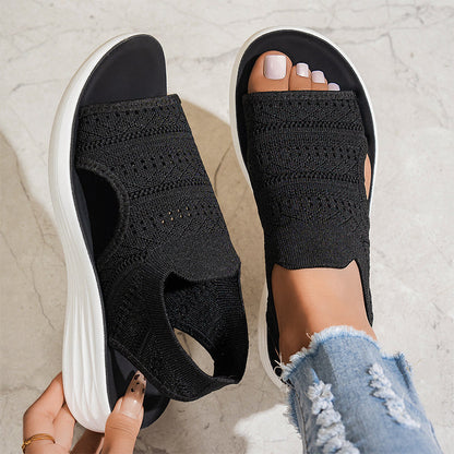 Anna | Sandali con Zeppa Traspiranti da Donna